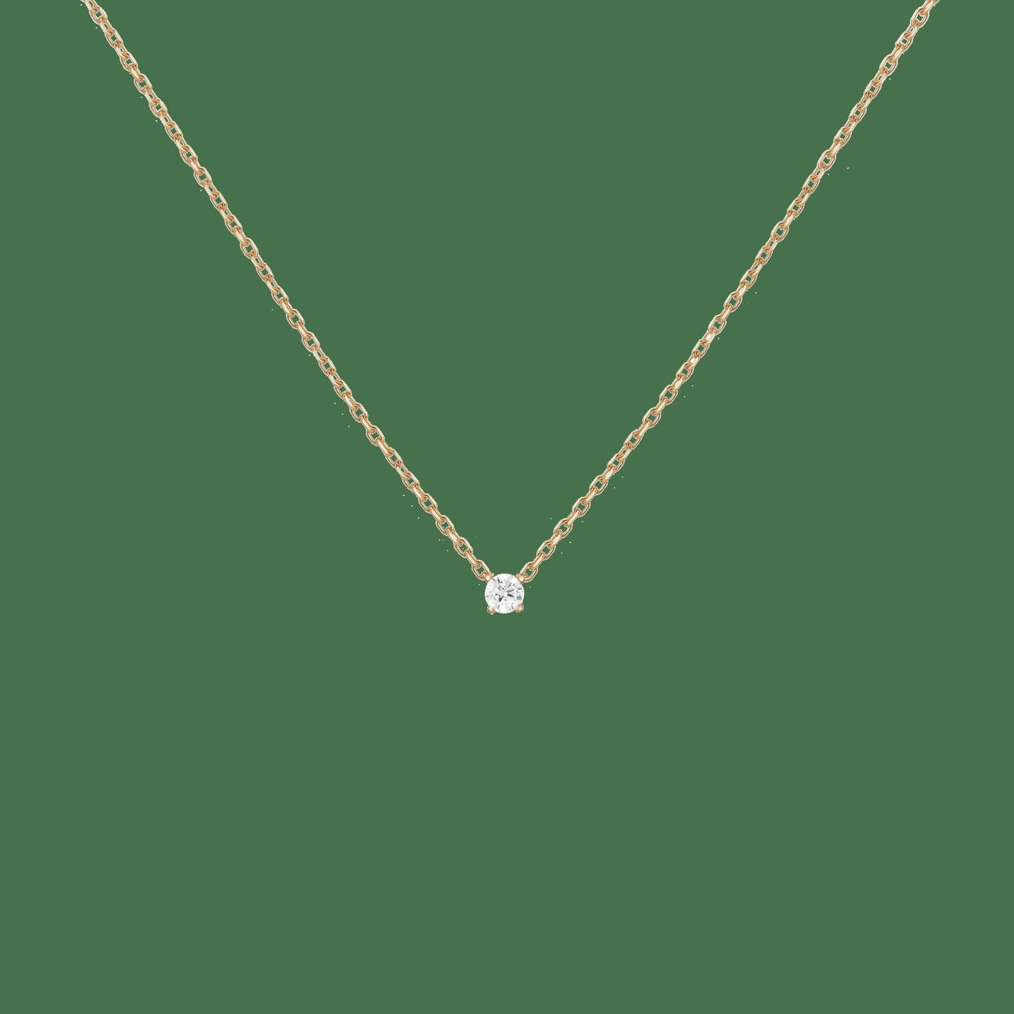 Lab Grown Diamond Solitaire Necklace