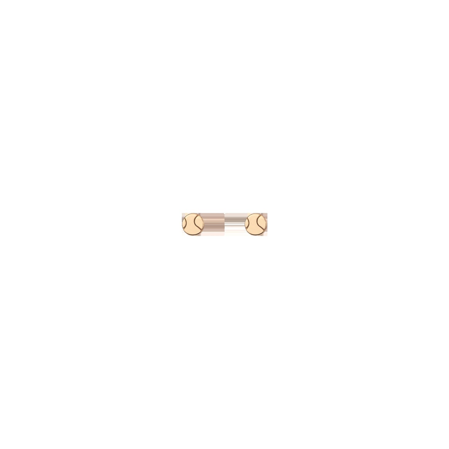 Aurate x Wilson: Tennis Ball Stud Earrings