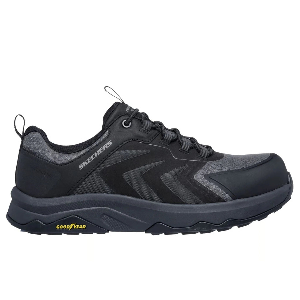 Men's Skechers Speed-Flex Trekker Black Safety Toe Metal Free Work Shoes
