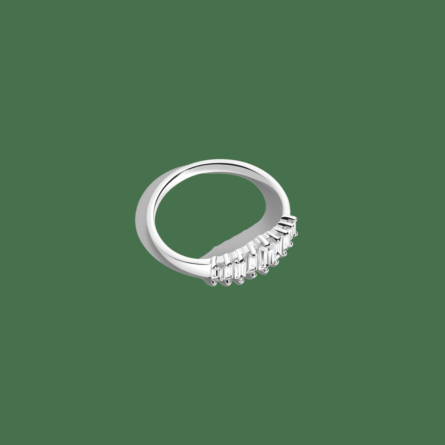 Brooklyn Baguette Diamond Ring