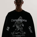 Nike ACG "Tuff Fleece" Therma-FIT Pullover Crewneck Sweatshirt (Black)