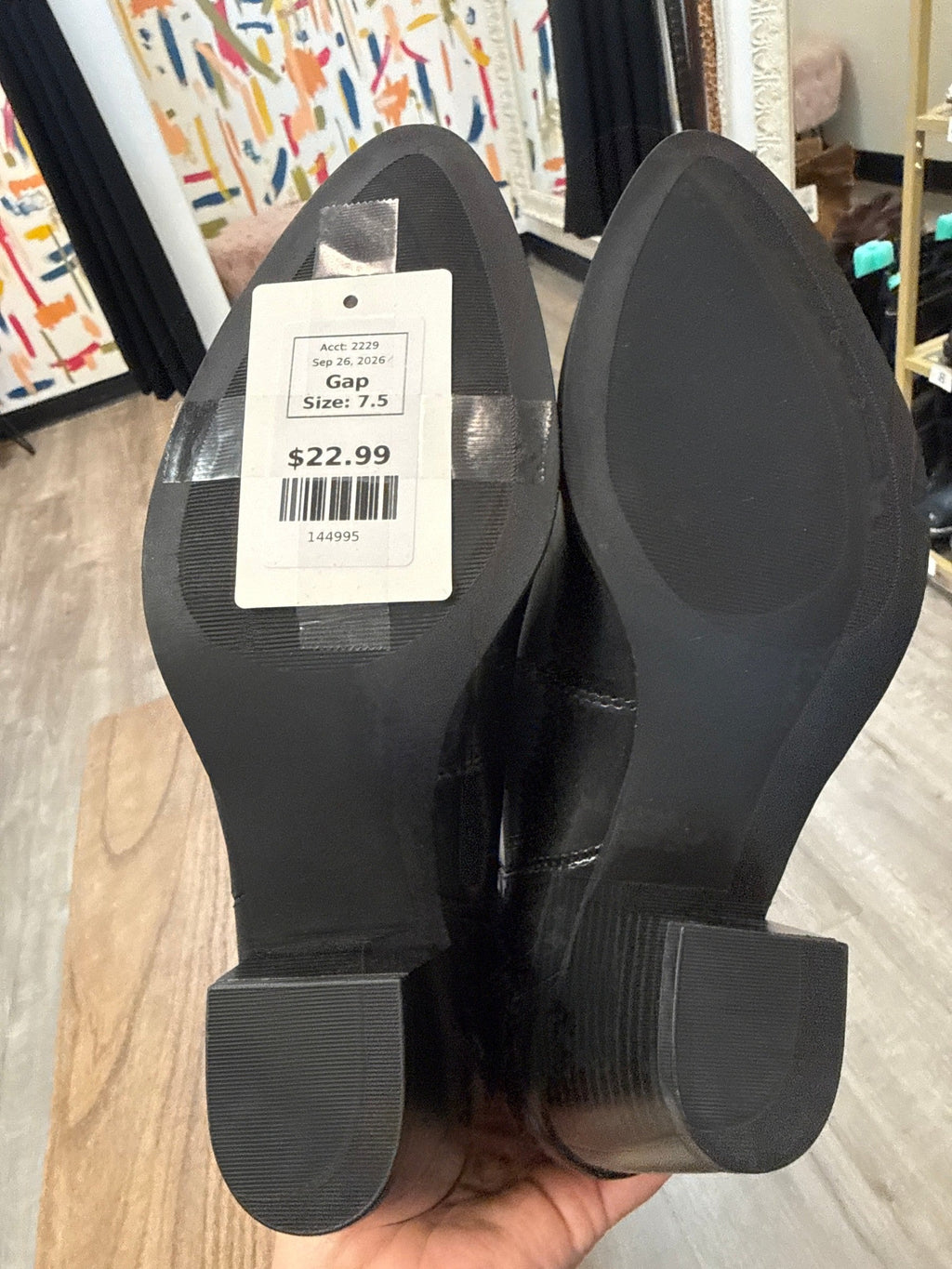 Gap Black Western Boots, 7.5