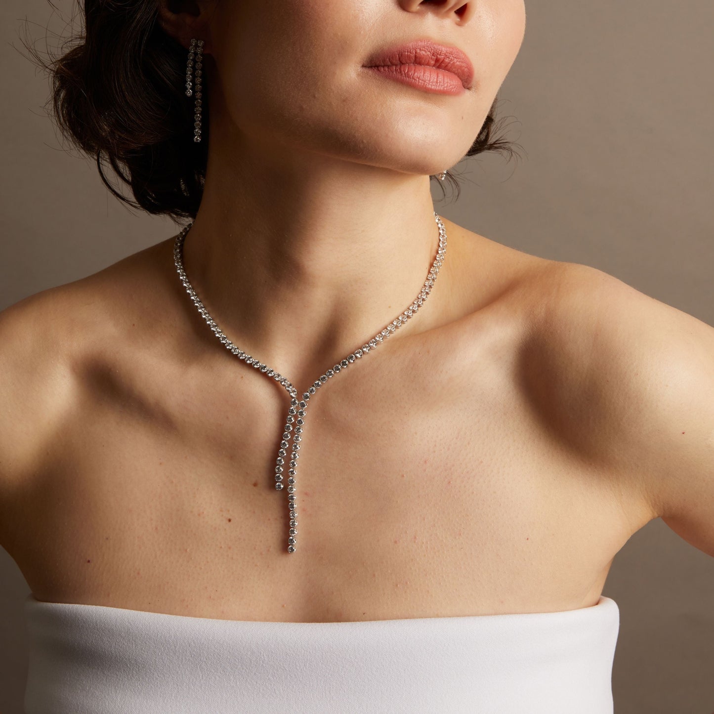 Aurate x Marilyn Monroe: Birth of a Star Tennis Necklace