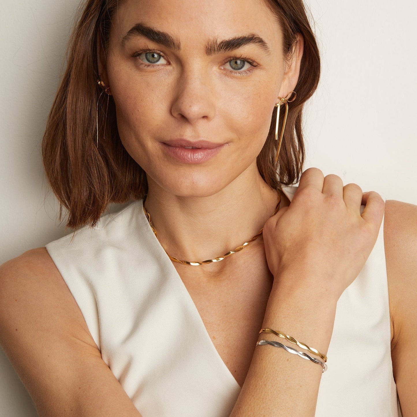 Herringbone Twist Necklace