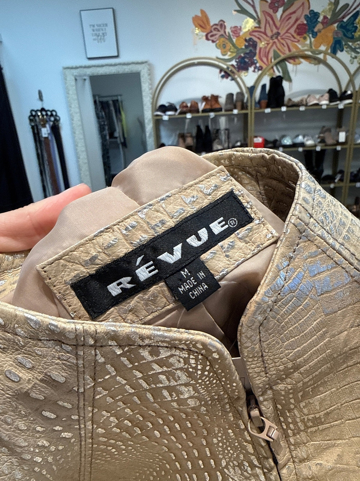 Revue Genuine Leather Jacket, M