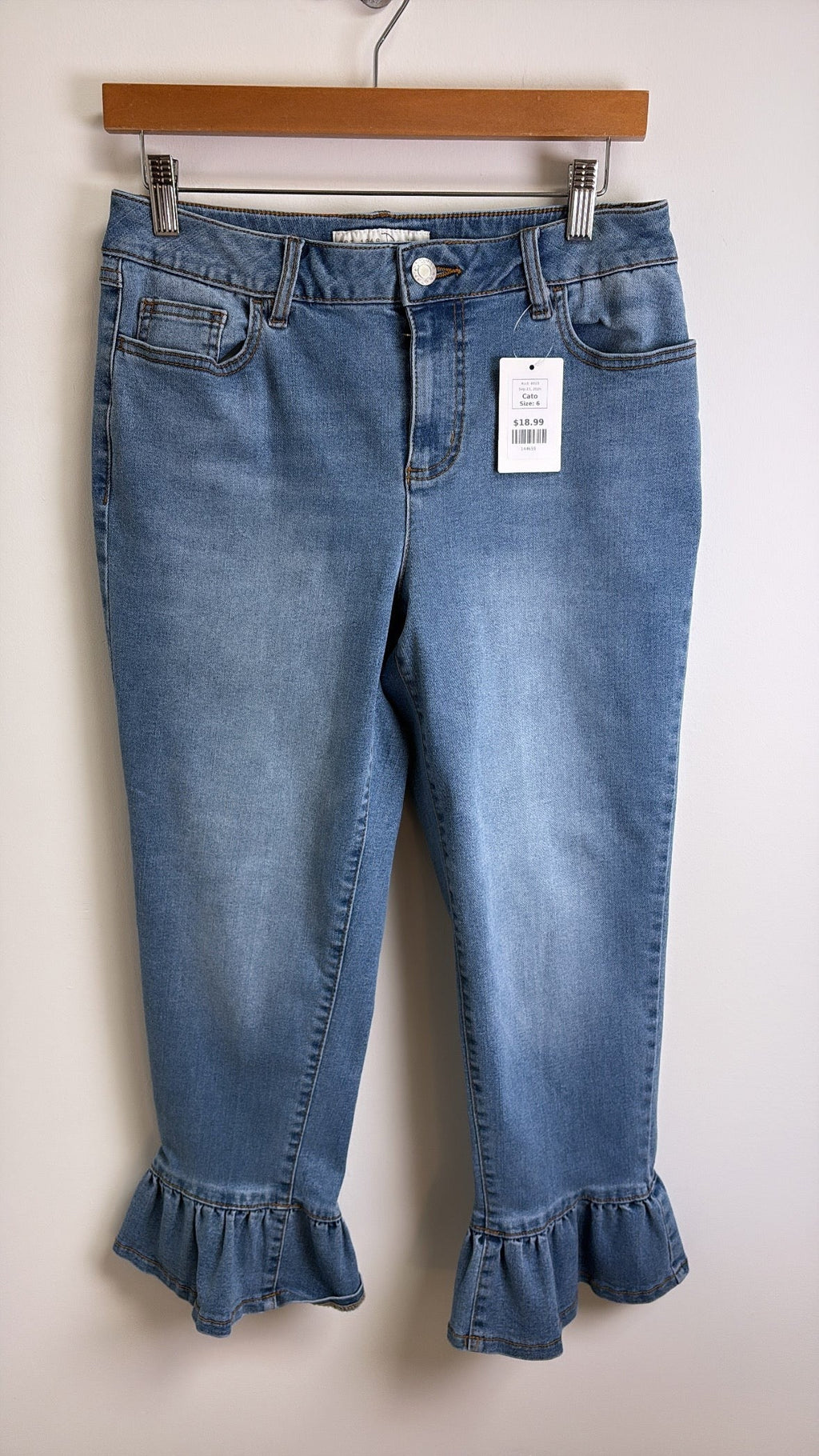 Cato 24" Inseam Jeans, 6