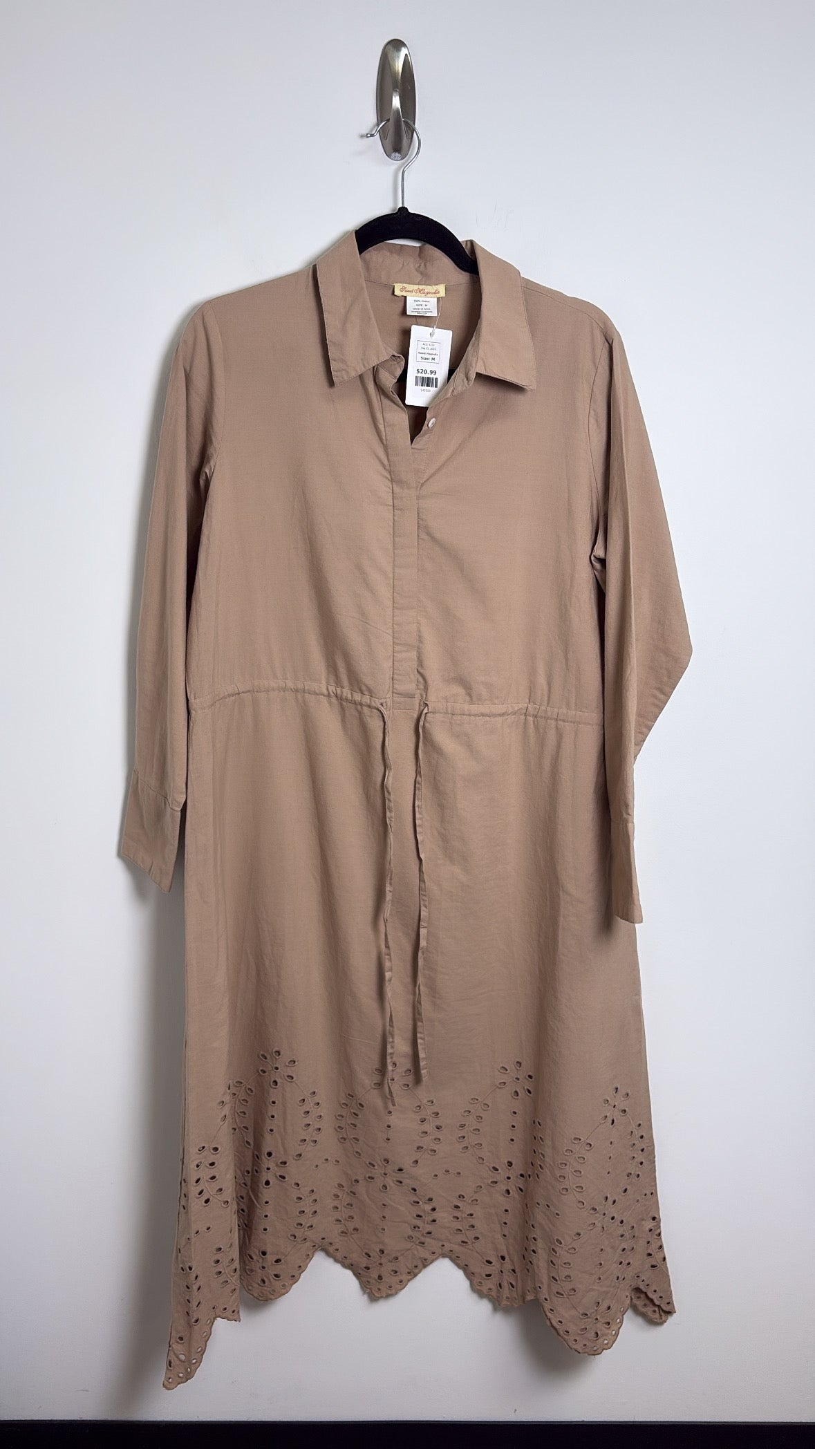 Sweet Magnolia 100% Cotton Dress, M