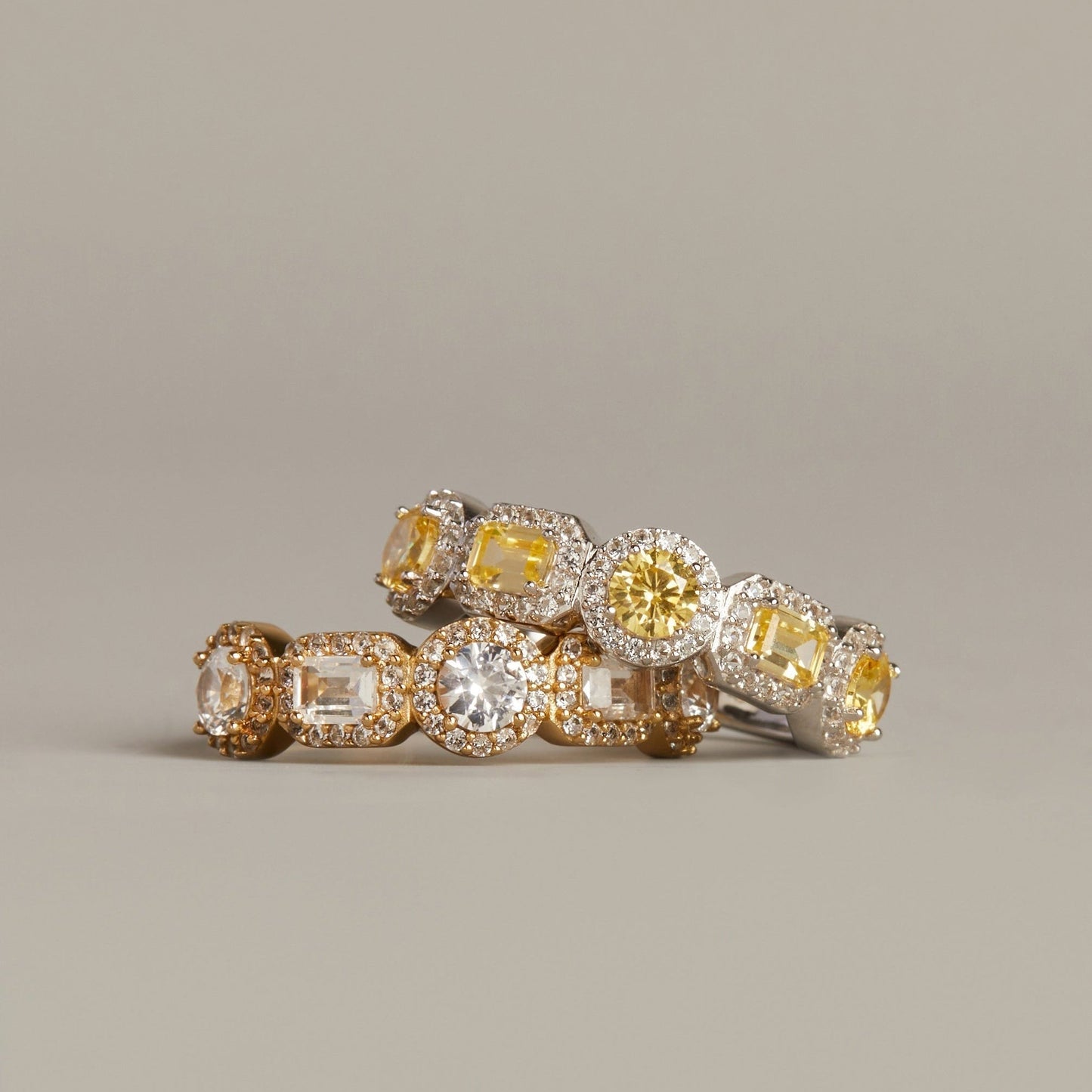 Lab Grown Canary Edwardian Ring