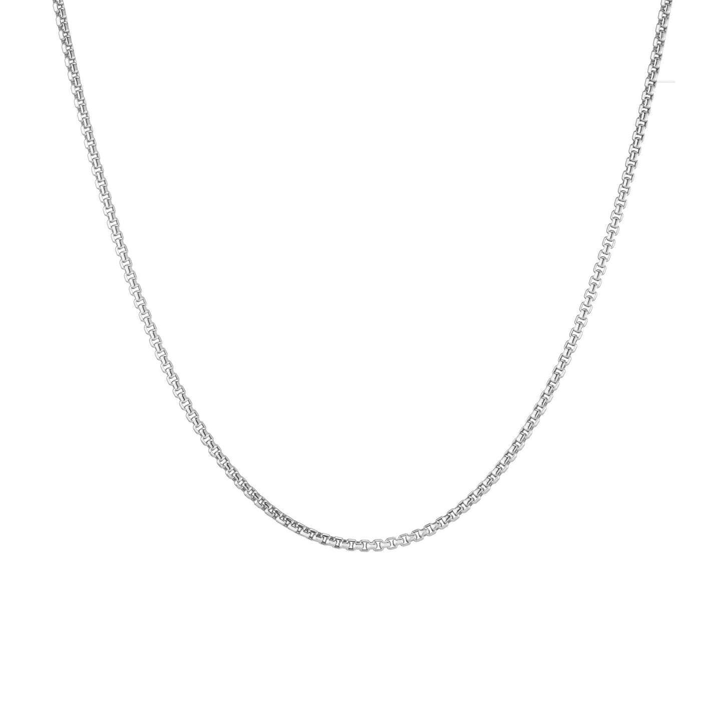 Round Box Chain Necklace