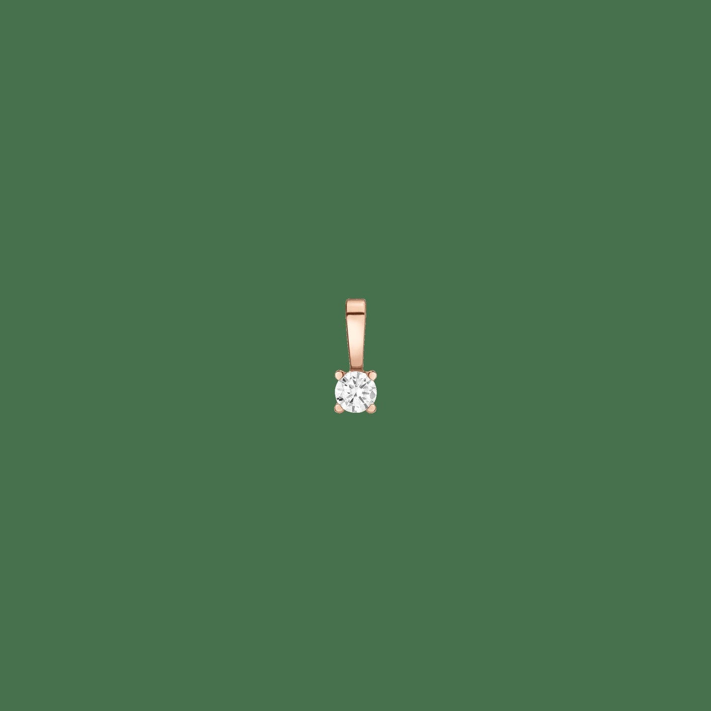 Lab Grown Diamond Solitaire Pendant