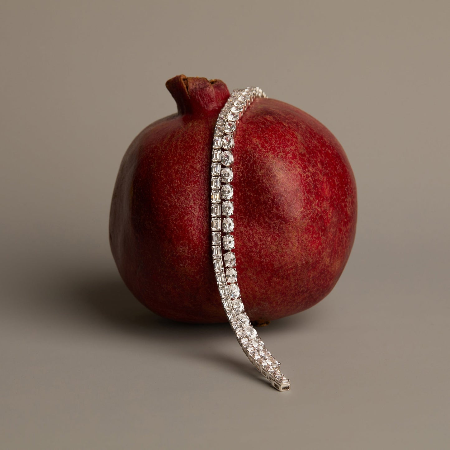 Lab Grown Diamond Emerald Tennis Bracelet