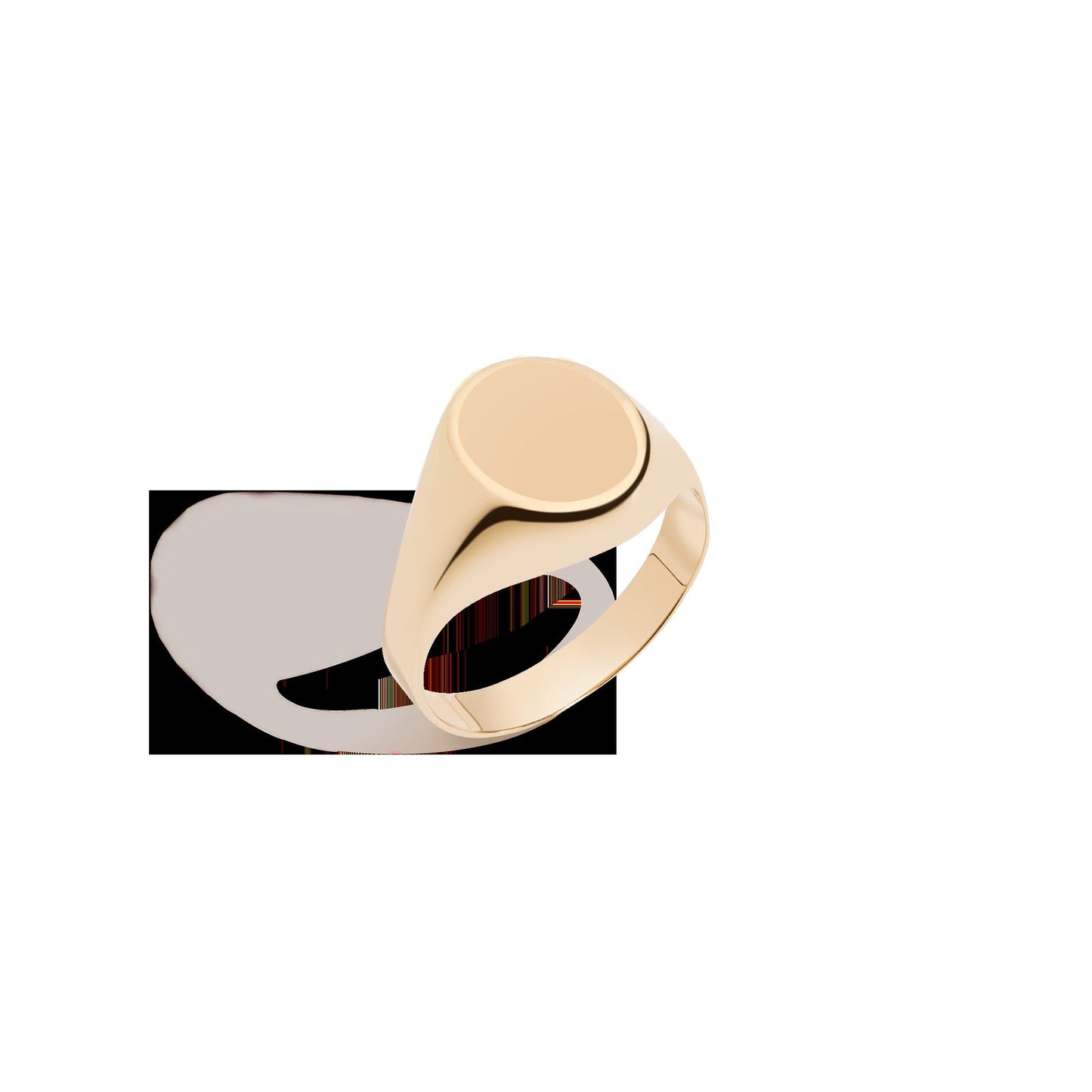 Round Signet Ring