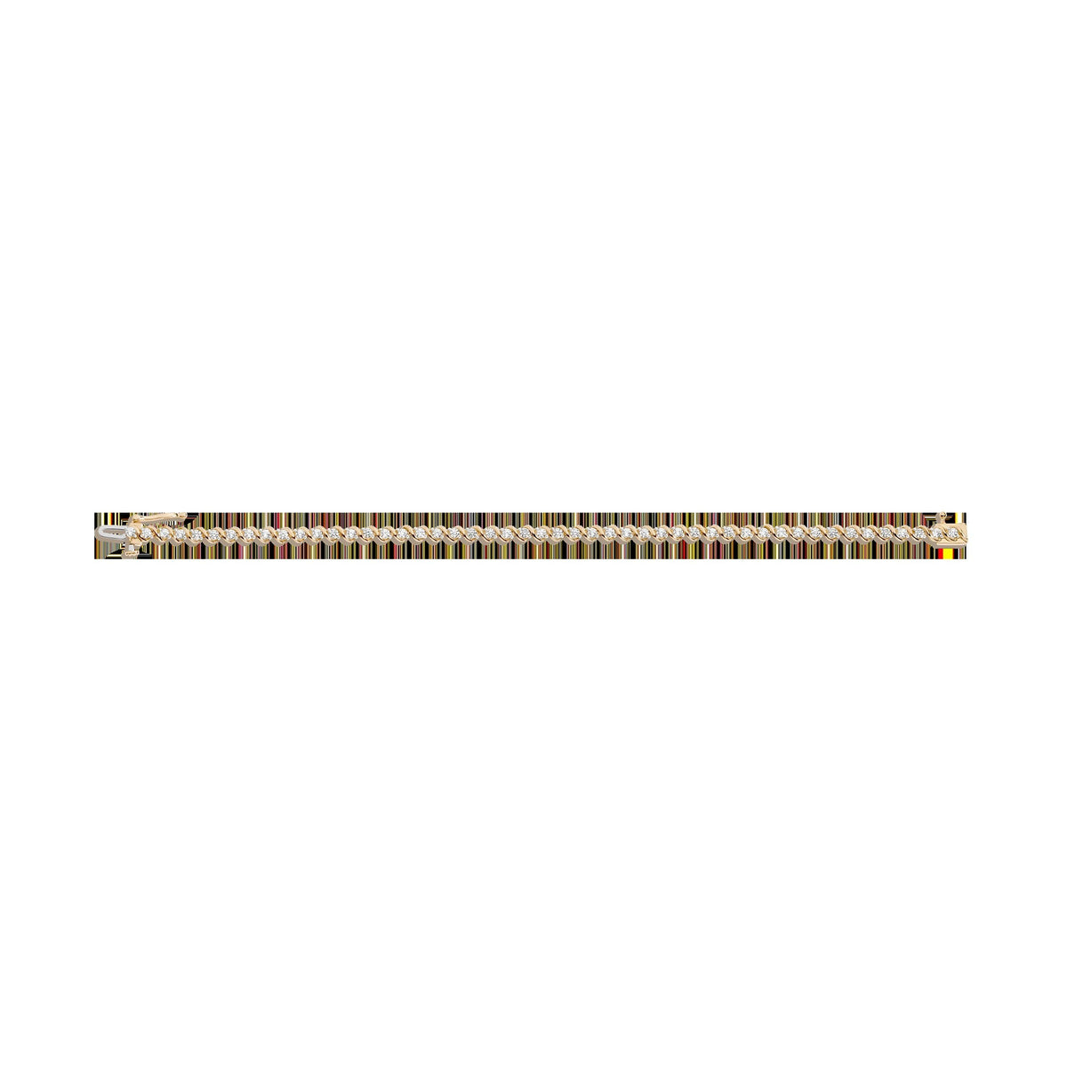 Lab Grown Diamond 'S' Estate Tennis Bracelet