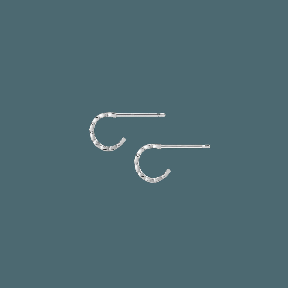 Infinity Heart Huggie Earrings