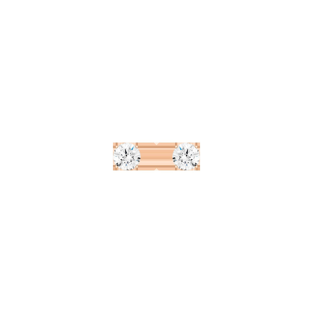 Luxury Round Lab Grown Diamond Studs