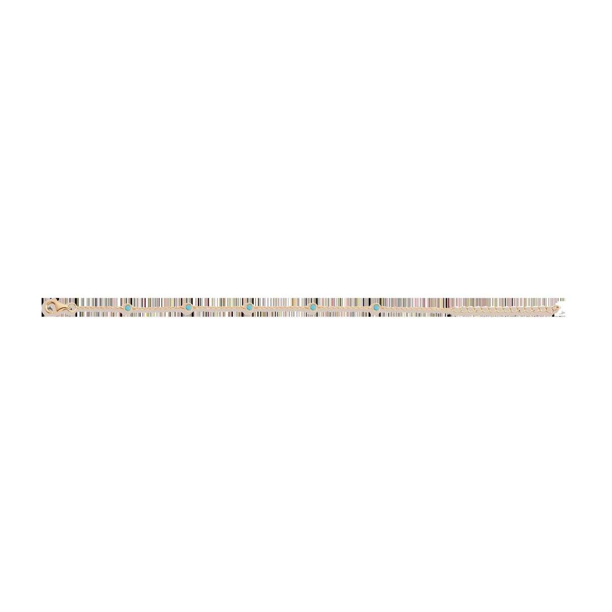 Aurate x Frye: Turquoise Station Bracelet