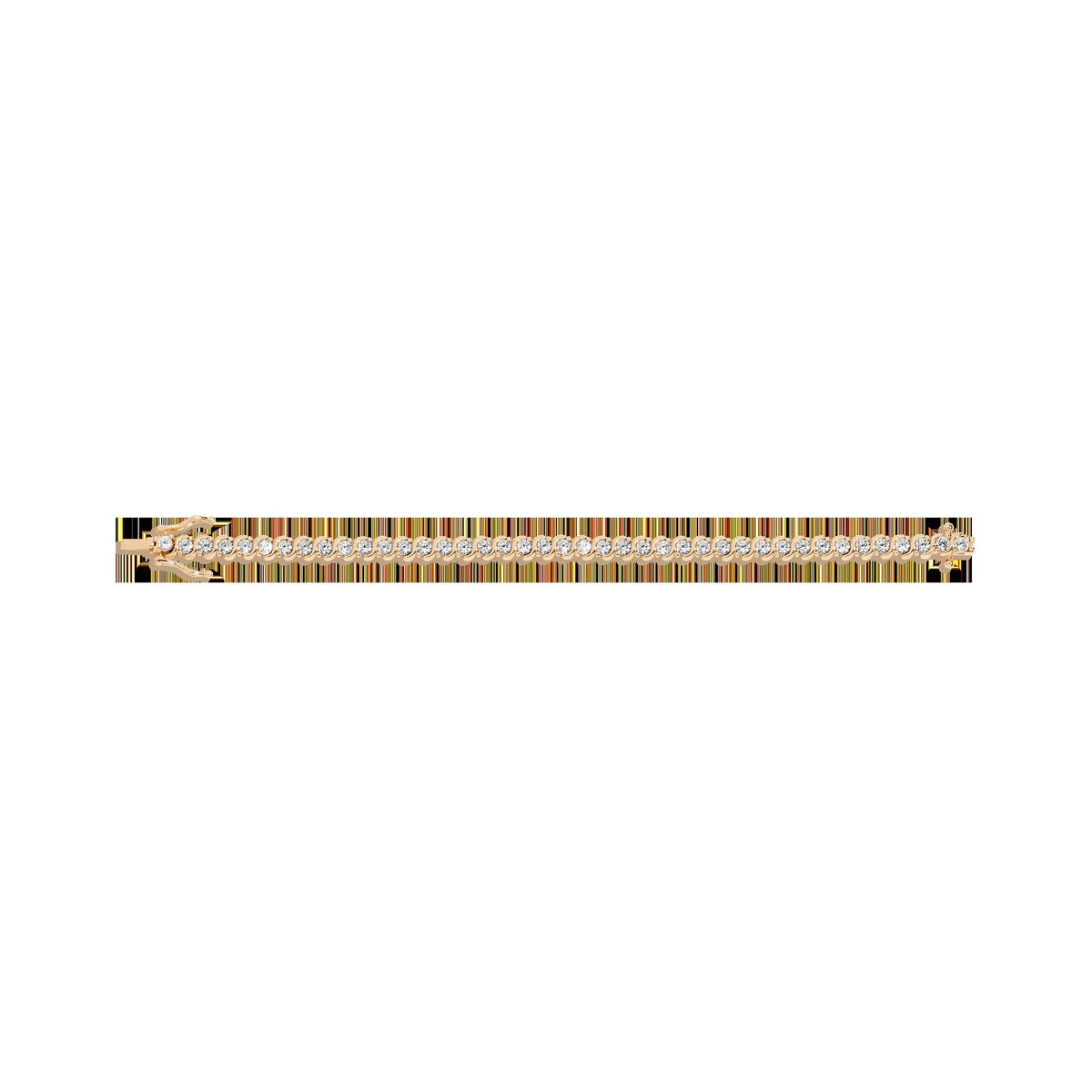 Lab Grown White Sapphire S Estate Tennis Bracelet