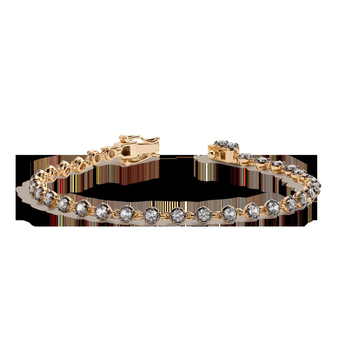 Black Rhodium Georgian Tennis Bracelet