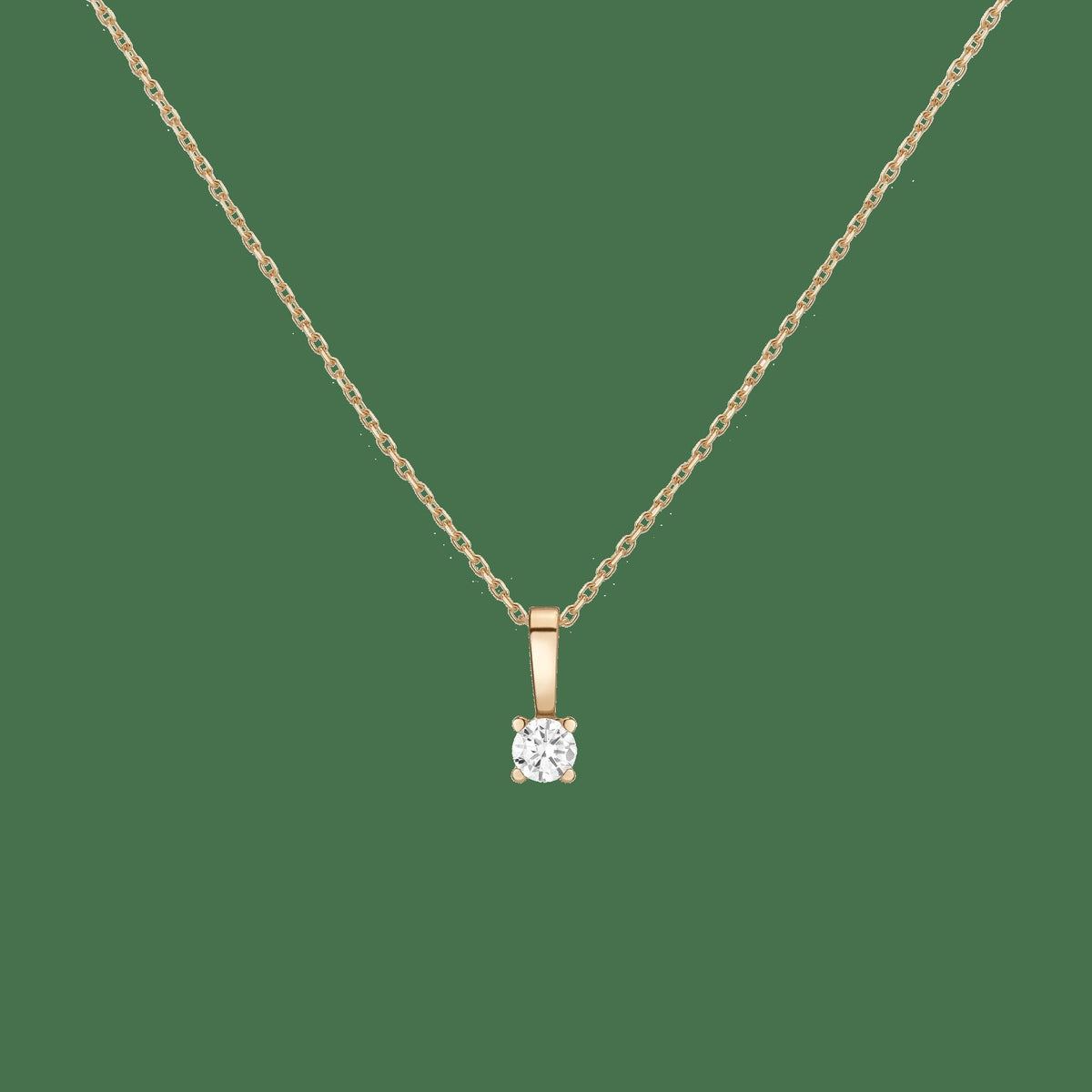 Lab Grown Diamond Solitaire Pendant