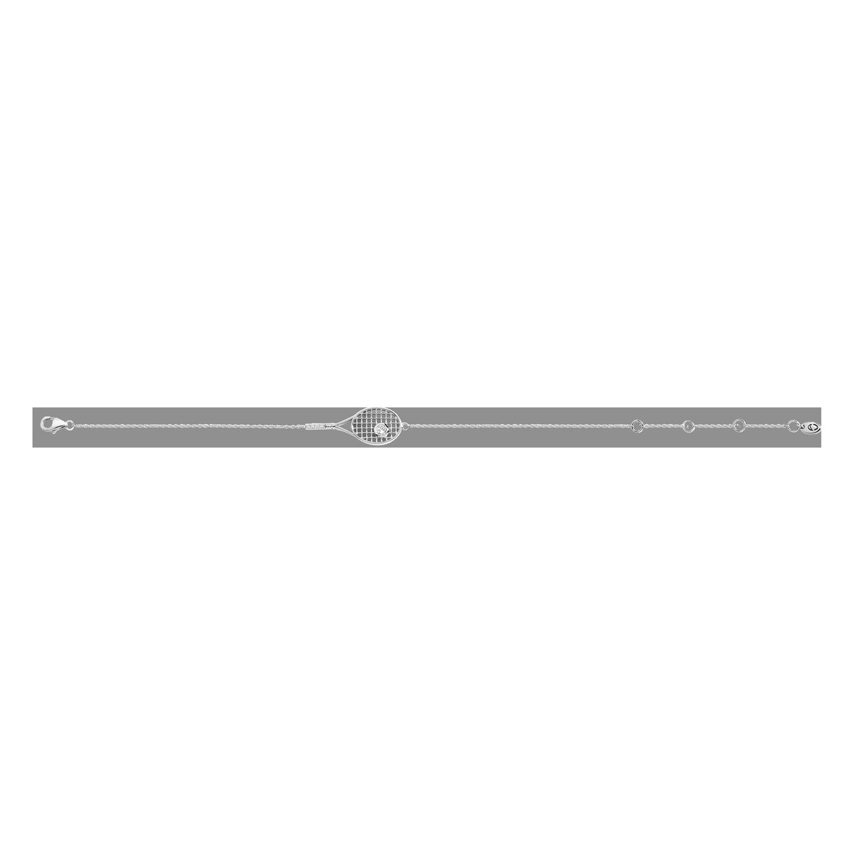 Lab Grown Diamond Tennis Racket Bracelet