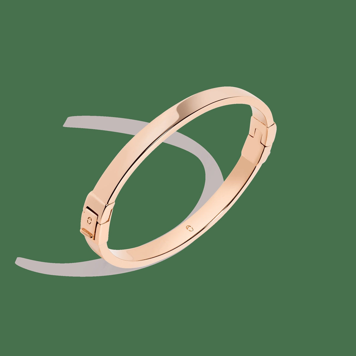 Classic Gold Hinged Bracelet