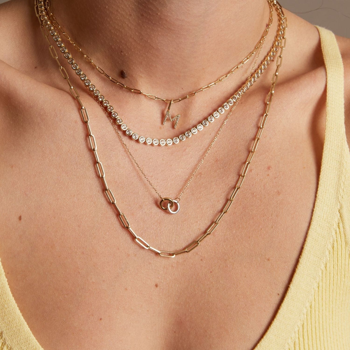 Two-Tone Connection Necklace