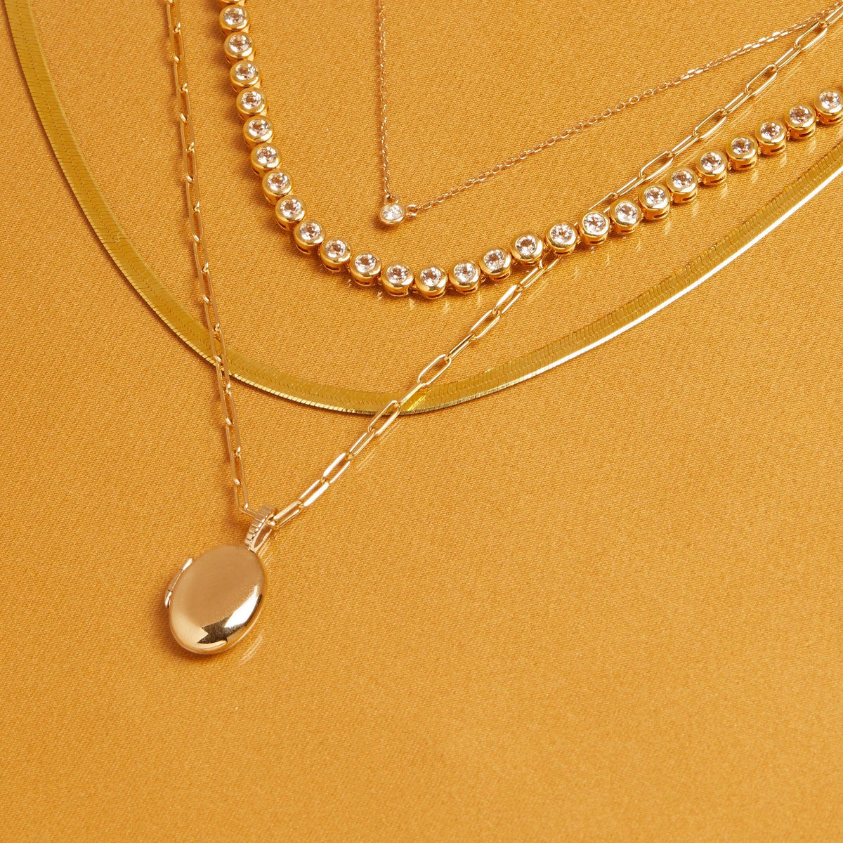 Solid Gold Locket Pendant