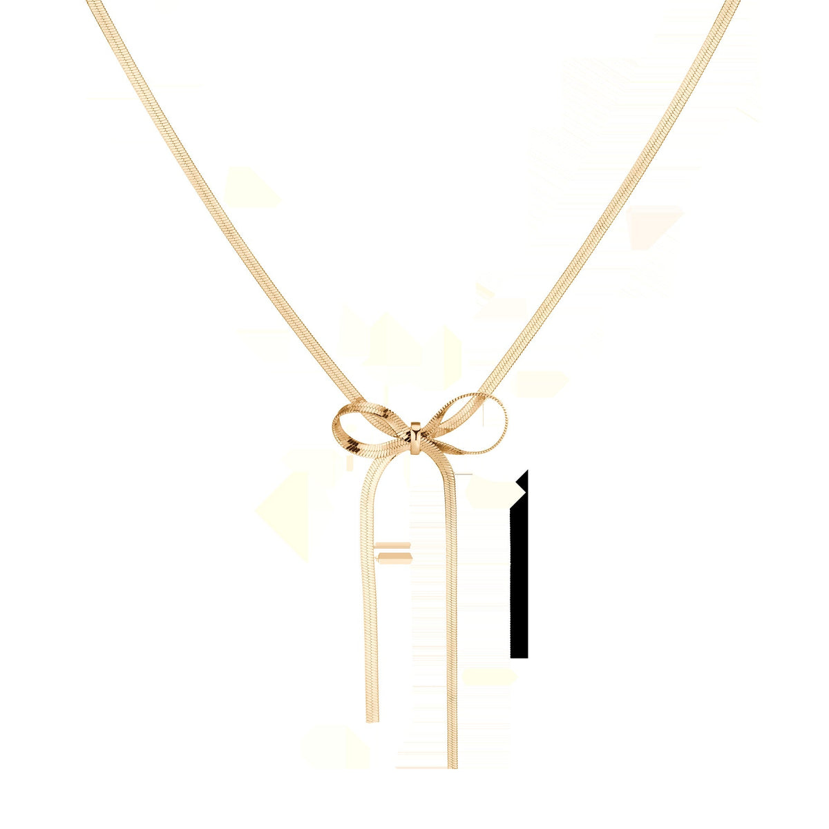 Herringbone Bow Choker