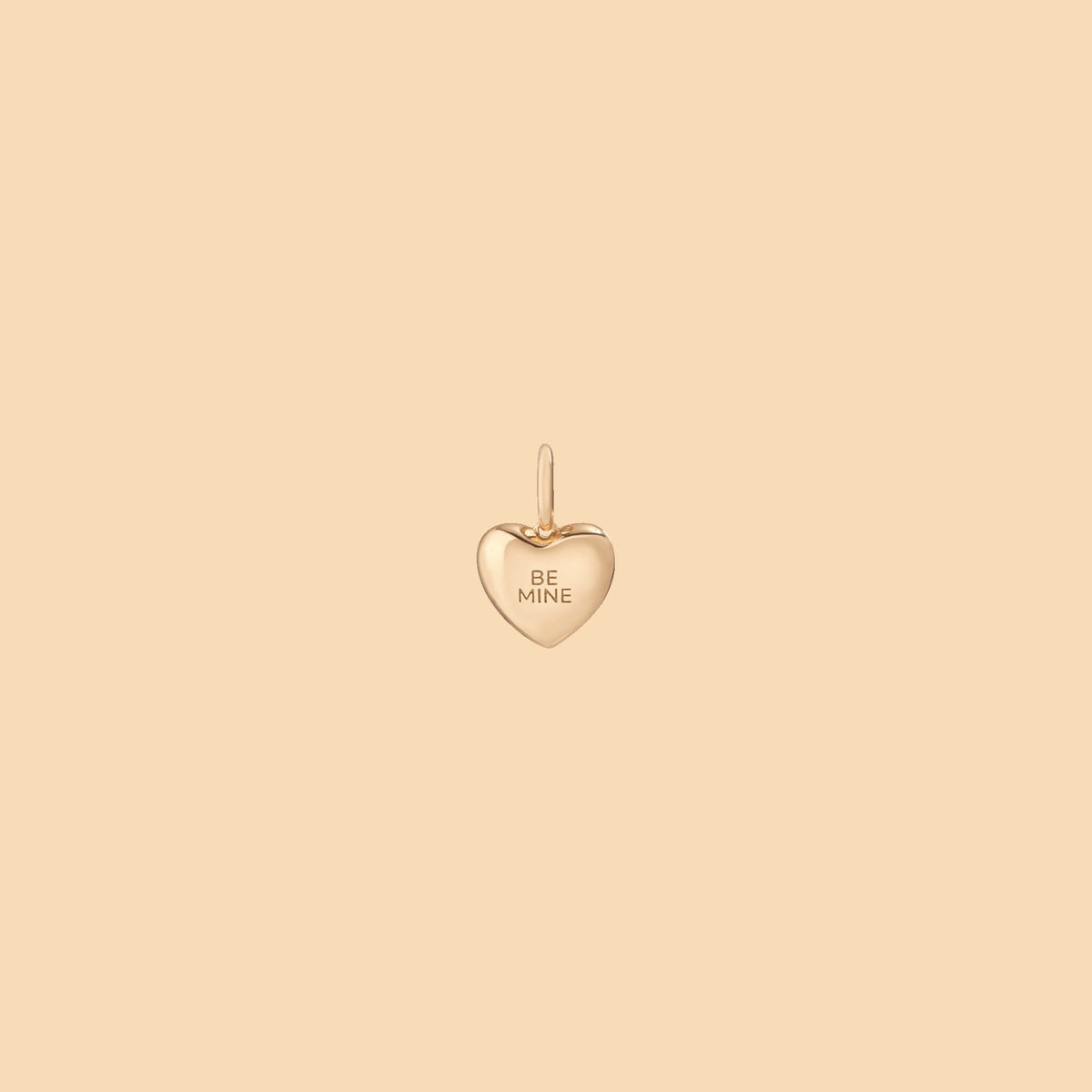 Candy Heart Charm - Yellow Canary