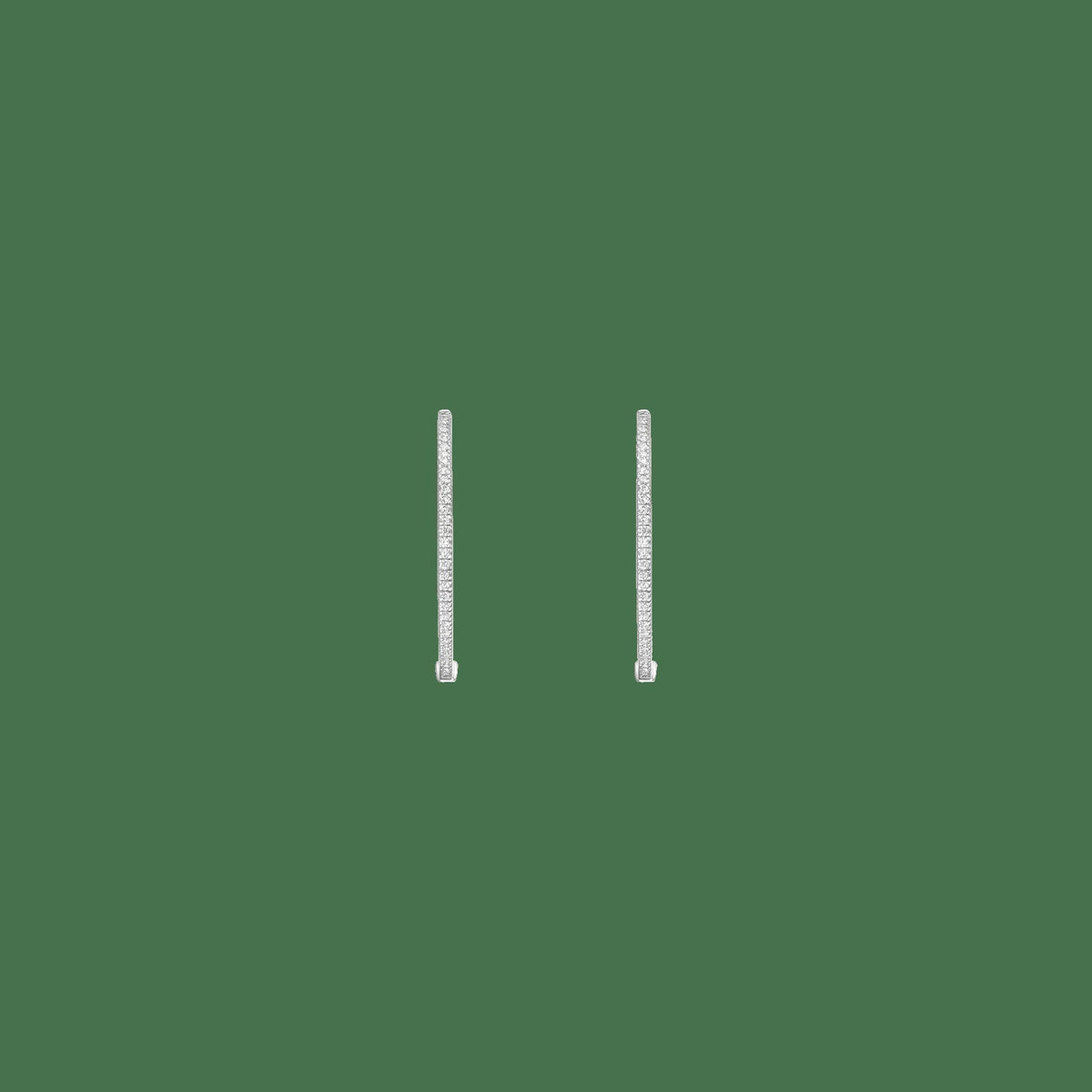 Lab Grown Diamond Hoop Earrings