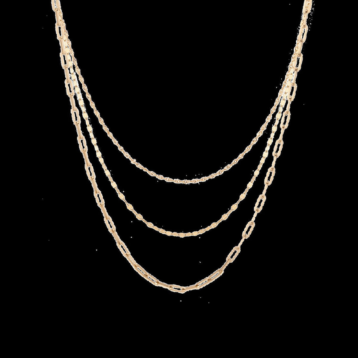 Starter Chain Necklace Stack