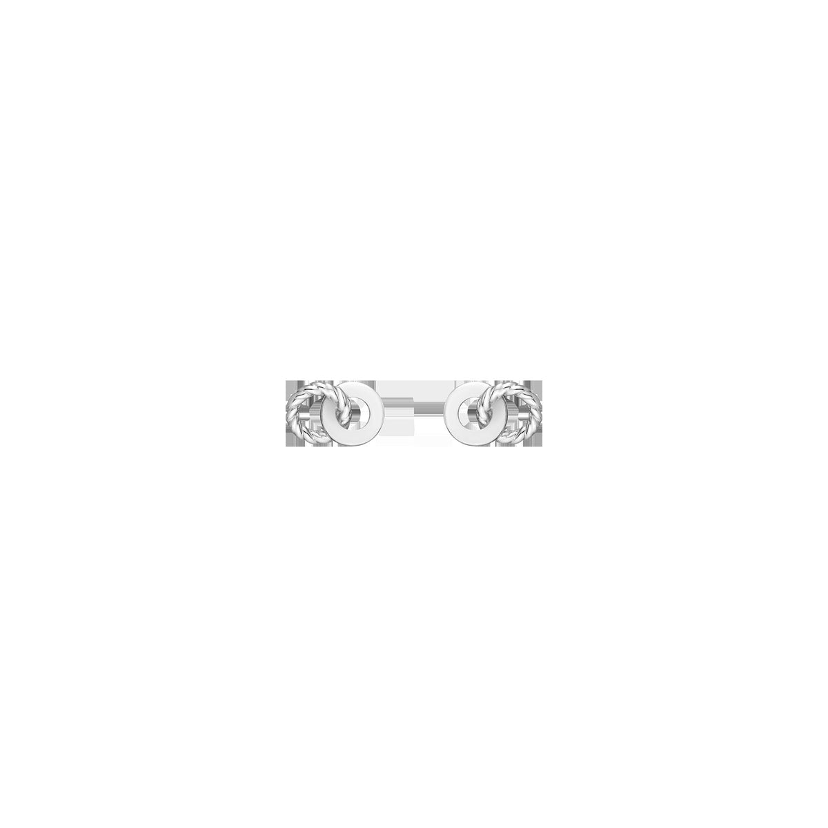 Twist Connection Stud Earrings