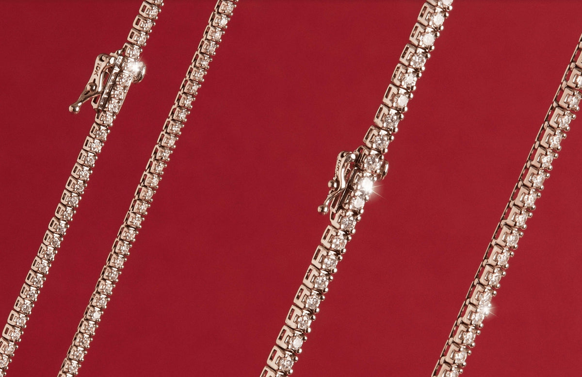 Classic Diamond Tennis Necklace - 5ct (Large)
