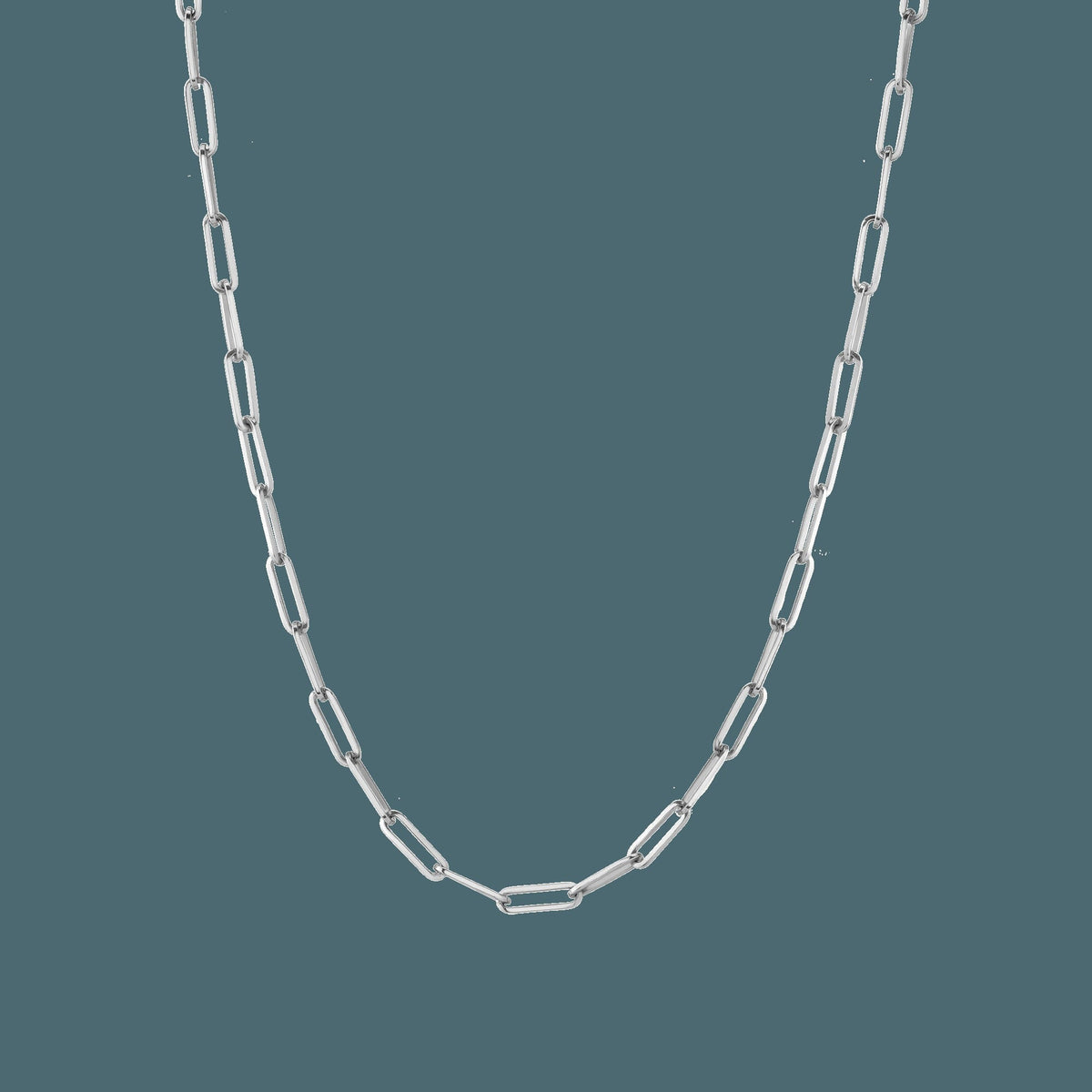 Large Paperclip Chain Necklace