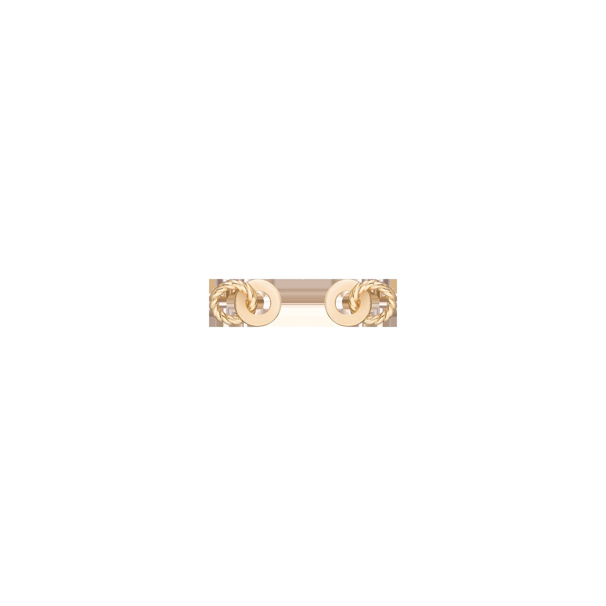 Twist Connection Stud Earrings