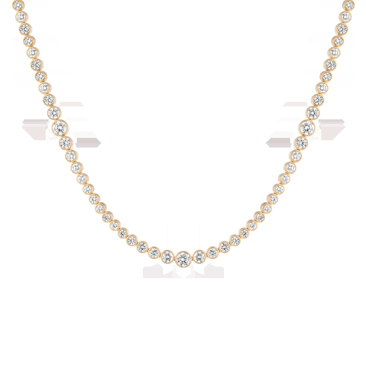 10ct Multi Graduated Lab Grown Diamond Tennis Necklace