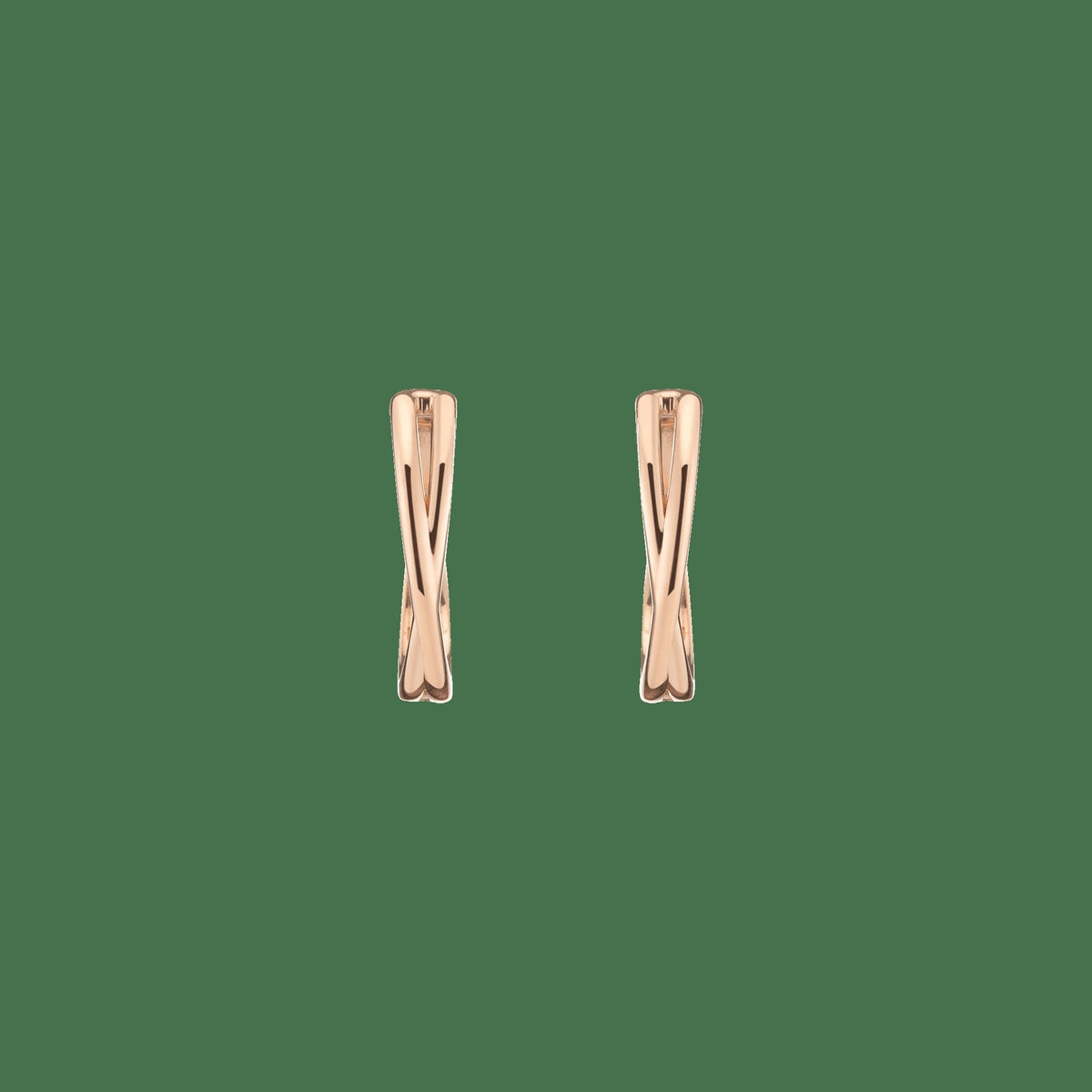 Crossover Hoop Earrings
