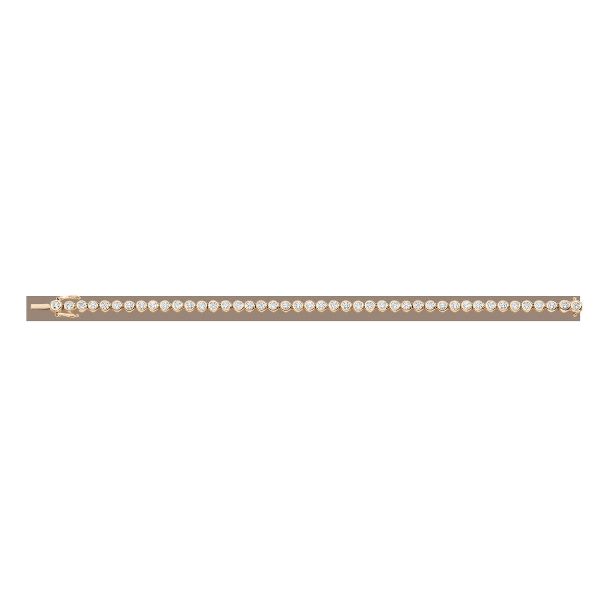 Lab Grown Diamond Bezel Tennis Bracelet
