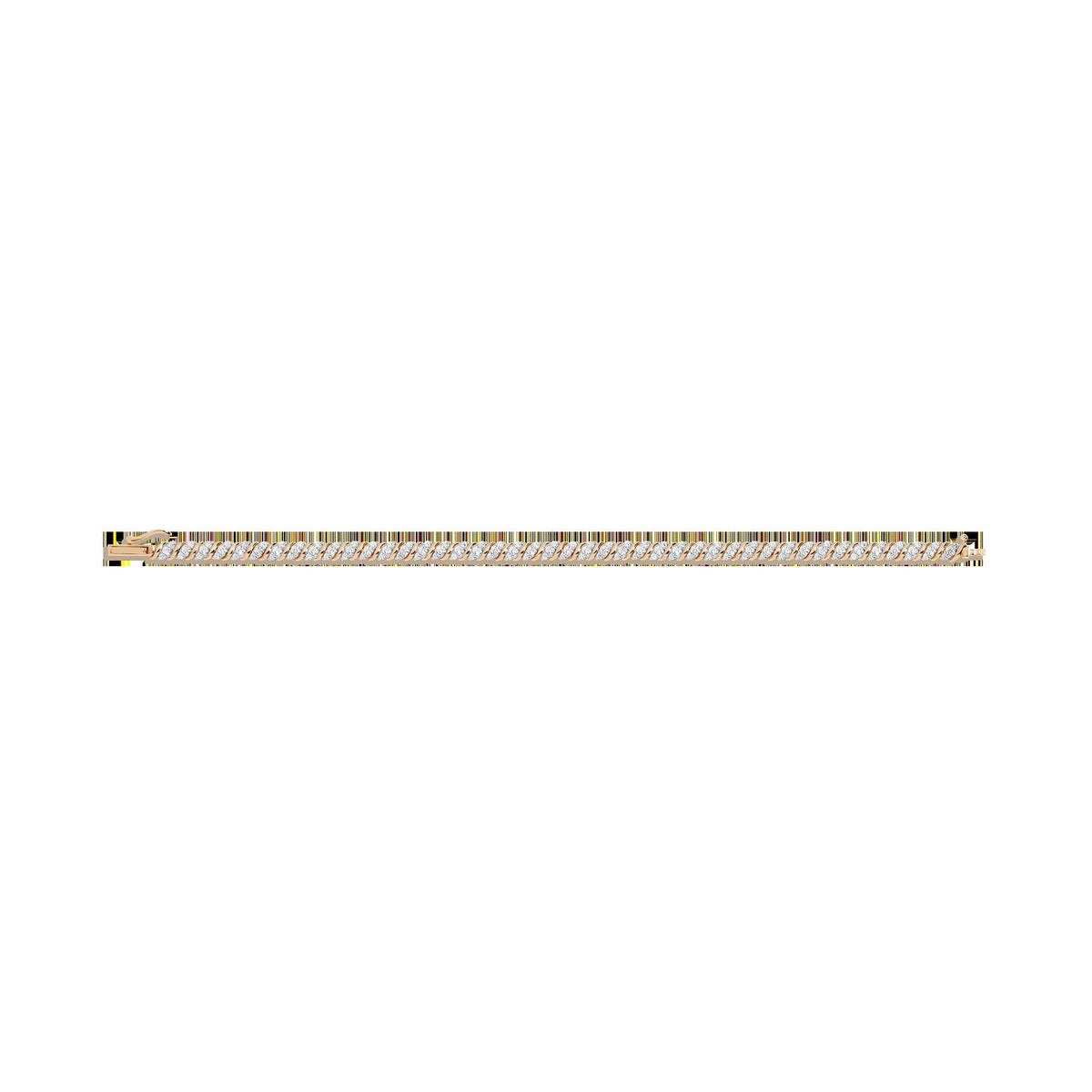 Lab Grown Diamond Triple 'S' Estate Tennis Bracelet