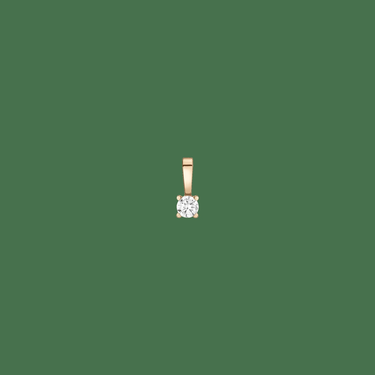 Lab Grown Diamond Solitaire Pendant