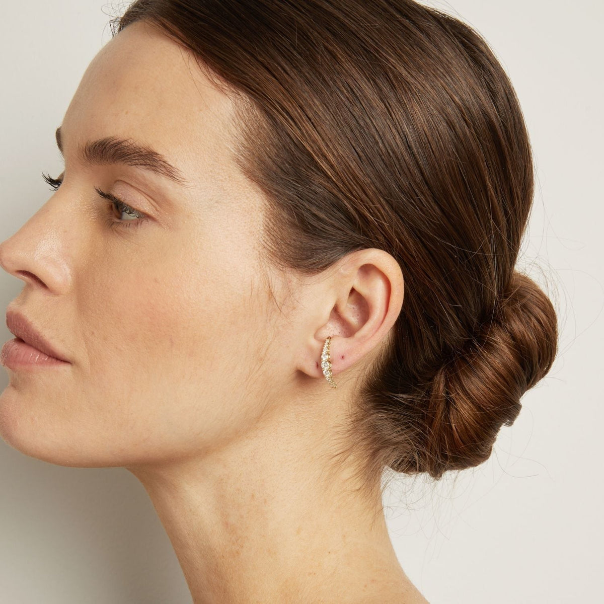 Lab Grown Diamond Eternity Stud Earrings