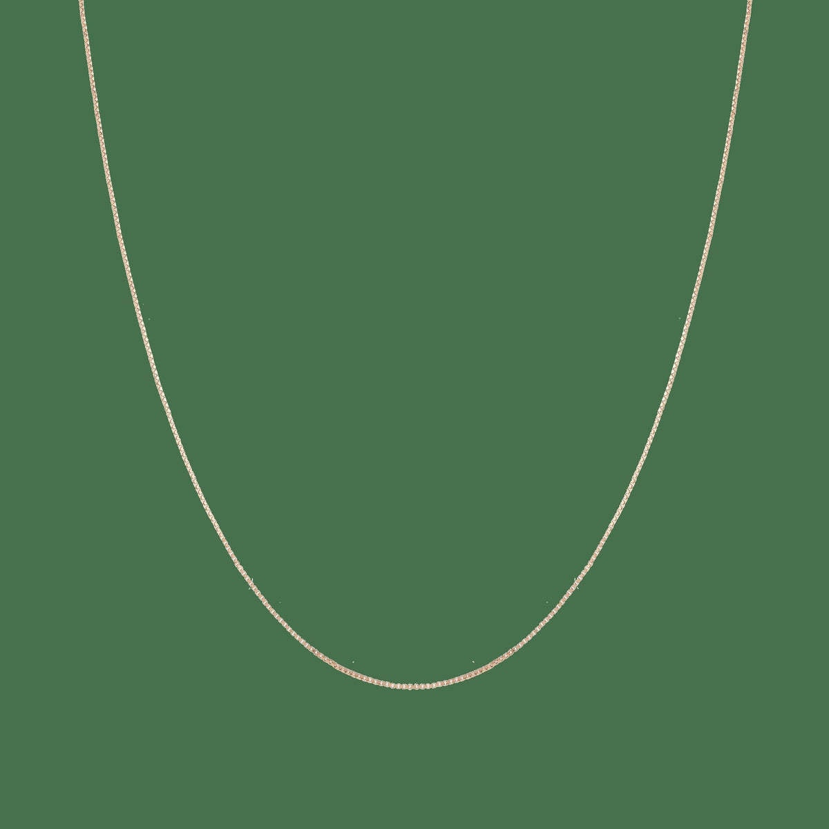 Small Box Chain Necklace