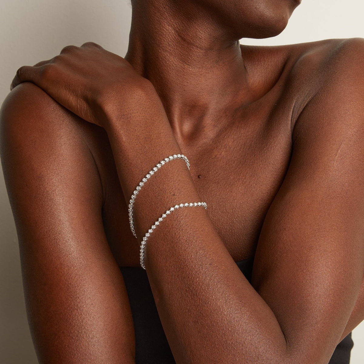 Mini Lab Grown Diamond Tennis Bracelet
