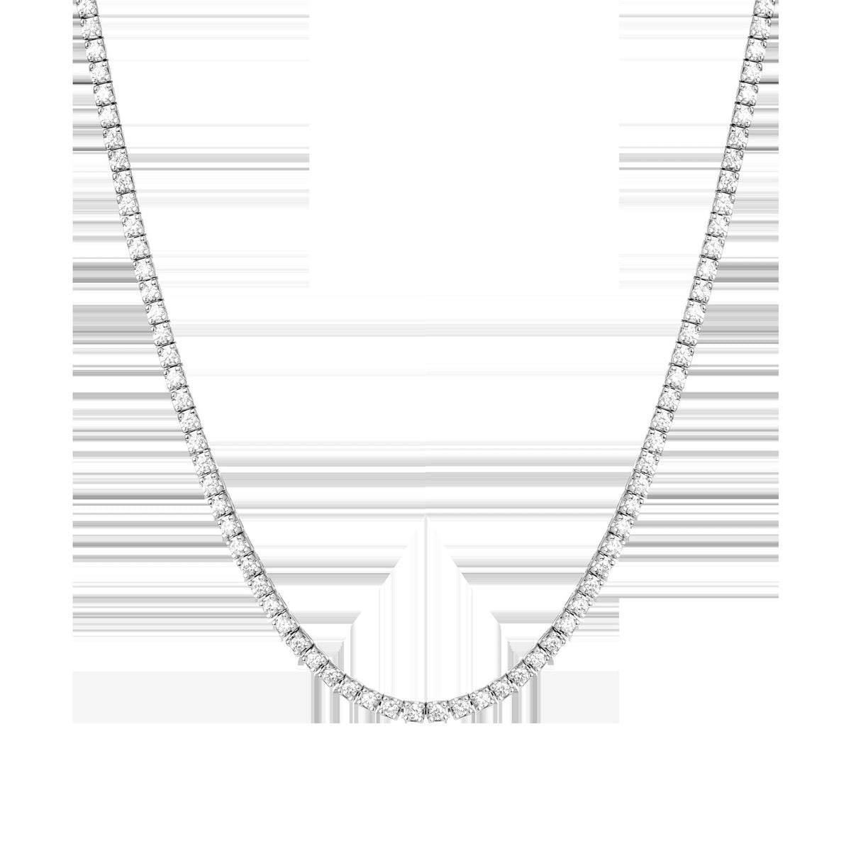 Classic Diamond Tennis Necklace