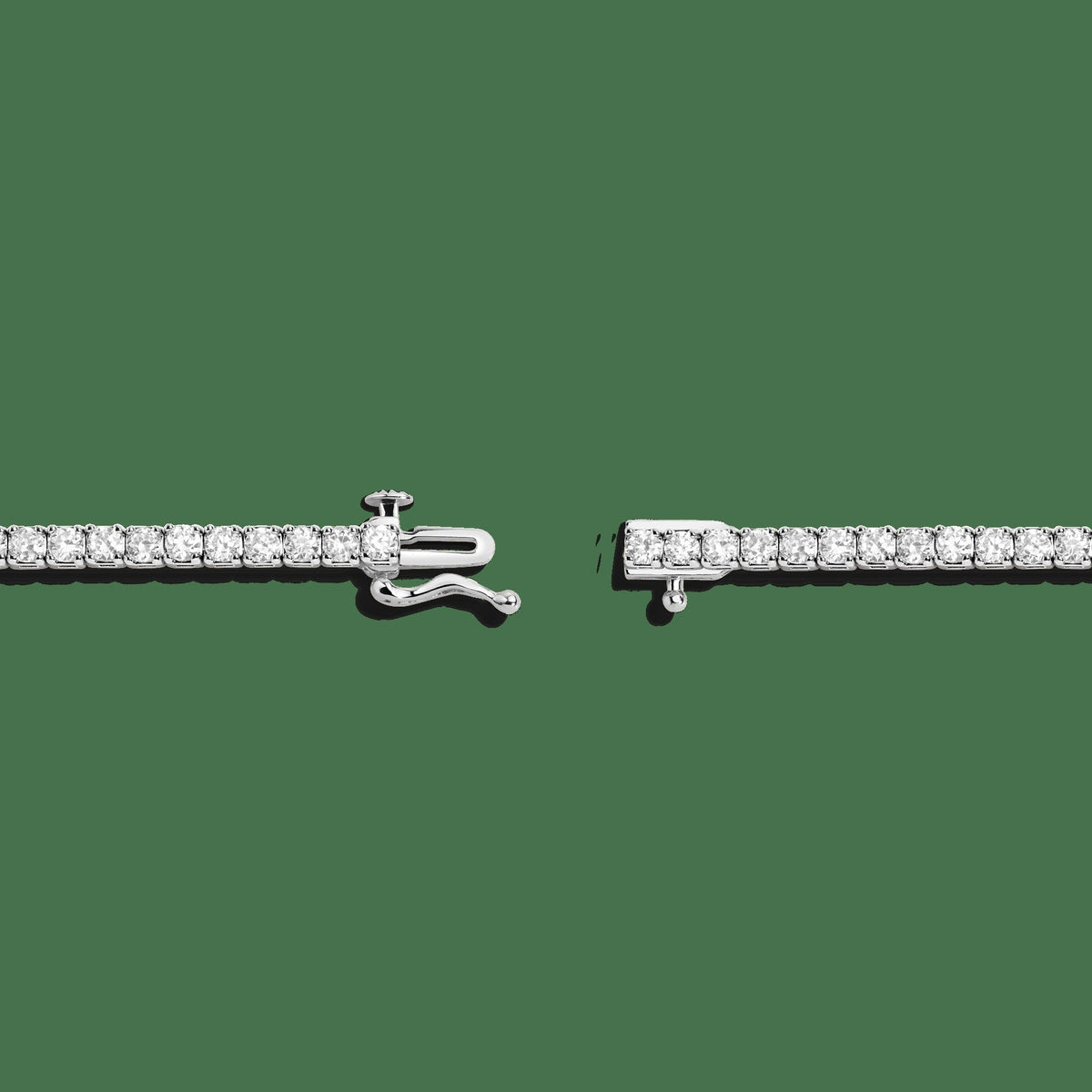 Classic Lab Grown Diamond Tennis Necklace