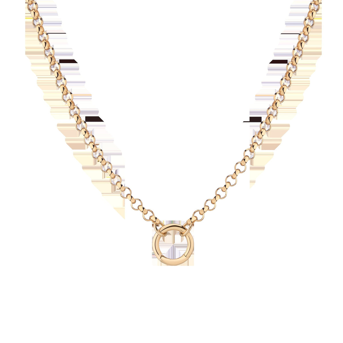 Rolo Chain Charm Necklace