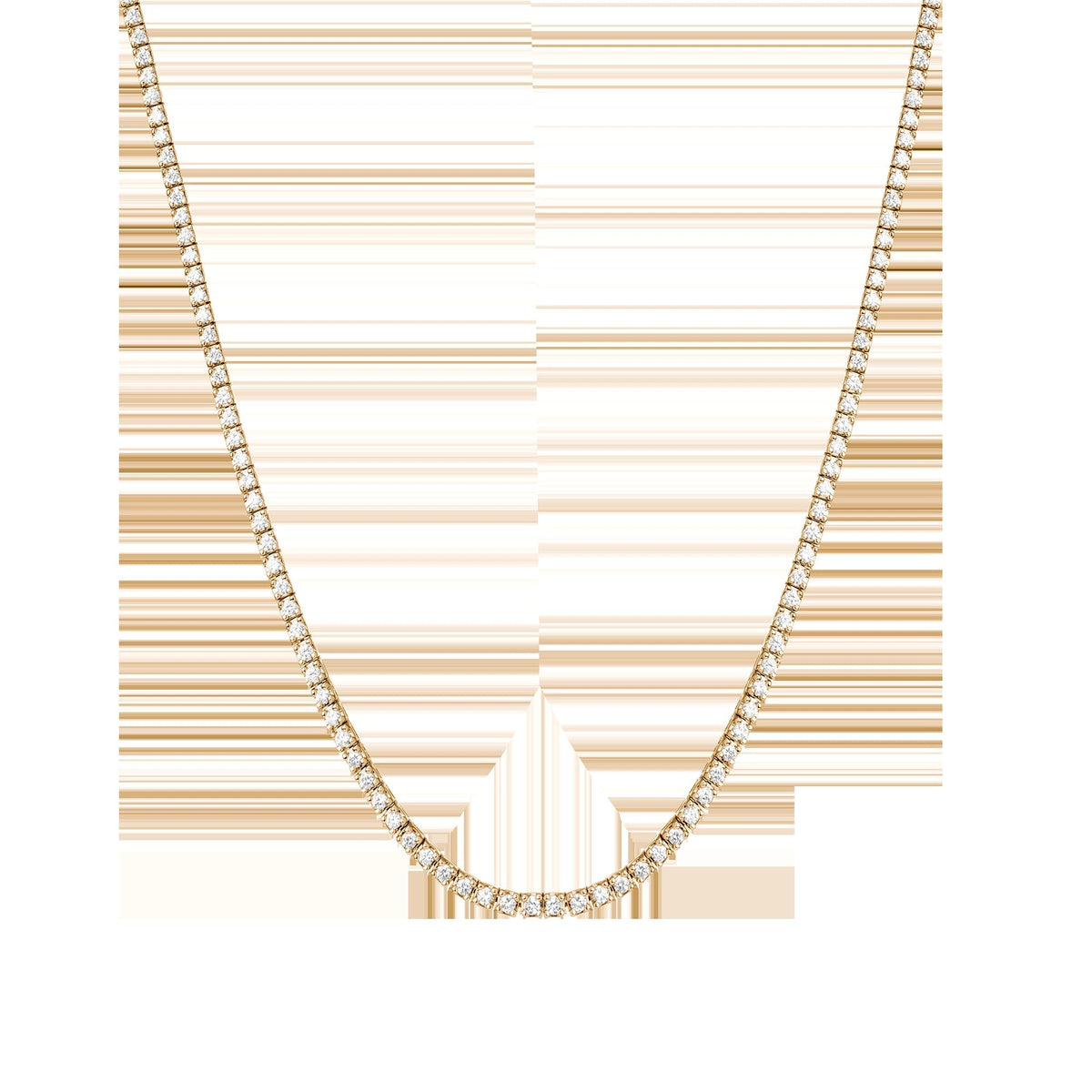 Classic Diamond Tennis Necklace