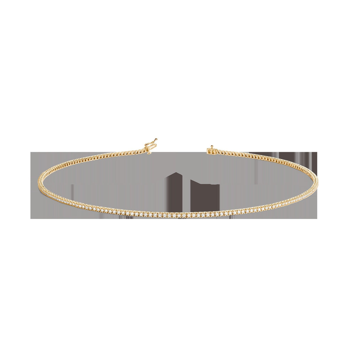 Classic Diamond Tennis Necklace