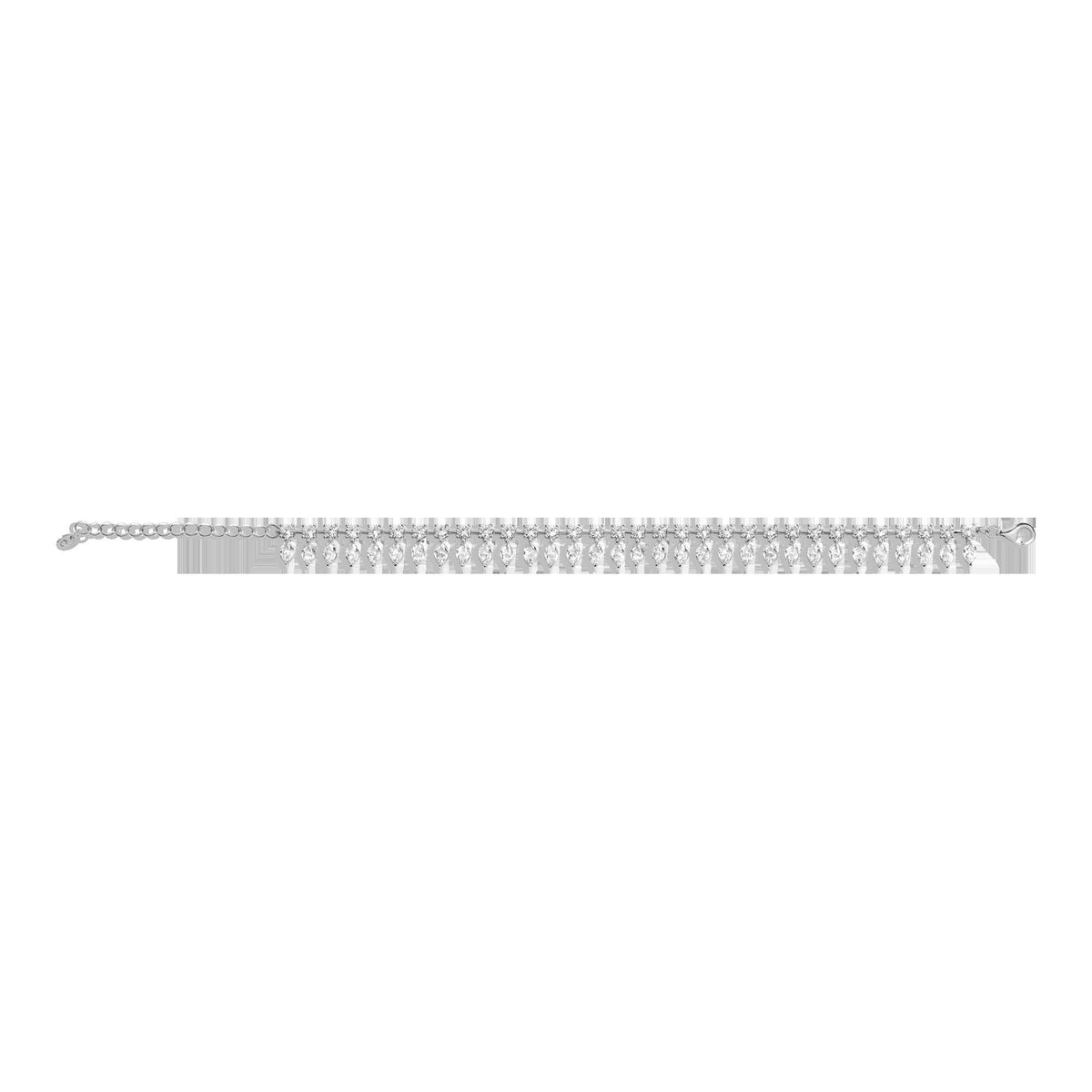 Aurate x Frye: Marquise Fringe Bracelet