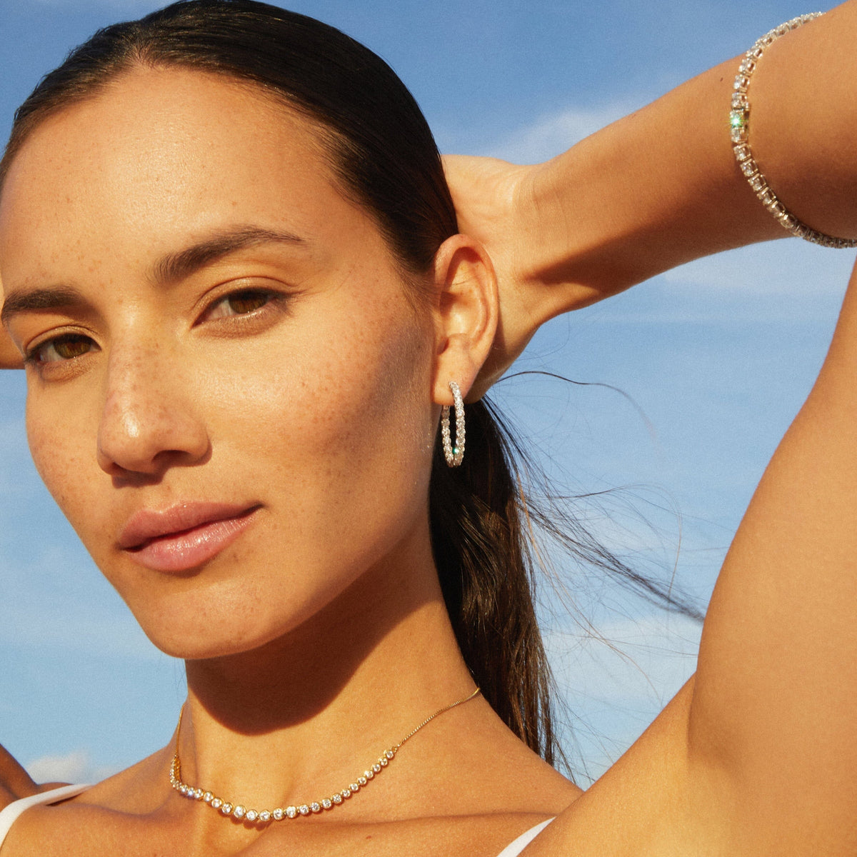 4ct Luxury Lab Grown Diamond Hoops